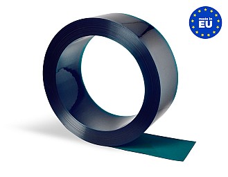 Rollo Lama PVC Flexible (50 metros lineales) 300x3mm Color Transparente Rojo